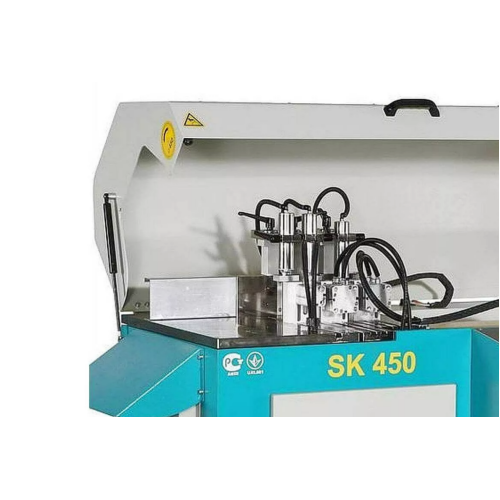 Yilmaz SK 450 — Автоматическая пила для серийной резки под углом 90° с нижней подачей диска