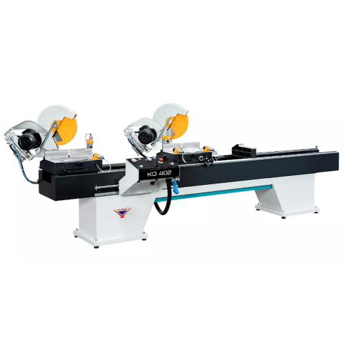 Yilmaz KD 402 S — Двухголовая маятниковая пила для резки пластикового пвх профиля