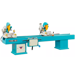 Yilmaz KD 402 S — Двухголовая маятниковая пила для резки пластикового пвх профиля