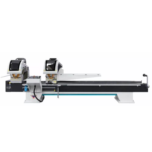 Yilmaz DC 421 PSU — Автоматическая двухголовая пила для резки профилей ПВХ и алюминия