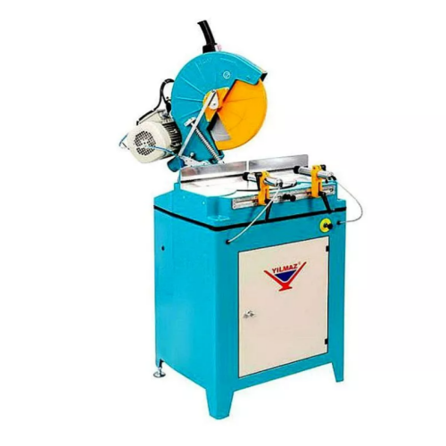 Yilmaz KD 400 PS — Пила с изменяемым углом резки, пневмоприжимами и системой охлаждения диска