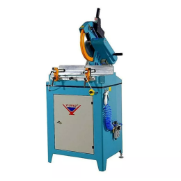 Yilmaz KD 400 PS — Пила с изменяемым углом резки, пневмоприжимами и системой охлаждения диска