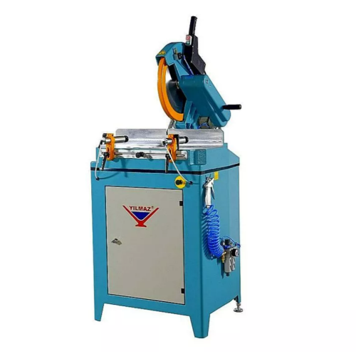 Yilmaz KD 400 PS — Пила с изменяемым углом резки, пневмоприжимами и системой охлаждения диска