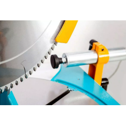 Yilmaz KD 400 PS — Пила с изменяемым углом резки, пневмоприжимами и системой охлаждения диска