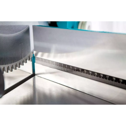 Yilmaz KD 400 PS — Пила с изменяемым углом резки, пневмоприжимами и системой охлаждения диска