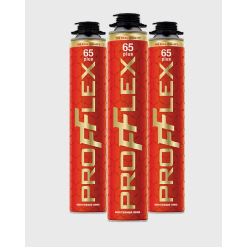 Пена монтажная  PROFFLEX PRO 65л - Plus (зима)